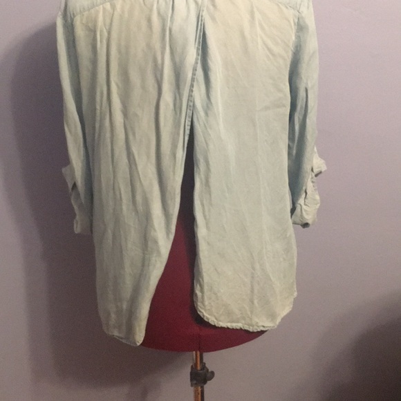 Cloth & stone lightweight denim shirt - Picture 4 of 5